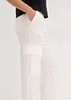 Pantaloni cargo fluenti con gambe larghe, bonprix