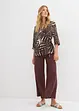 Blusa con maniche a kimono in simil lino, bonprix