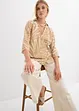 Blusa con maniche a kimono in simil lino, bonprix