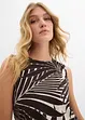 Top con spacchi laterali, bonprix