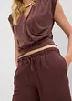 Pantaloni culotte in misto viscosa fluente, bonprix