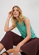 Top con spacchi laterali, bonprix