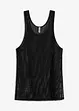 Top lungo trasparente copricostume, bonprix