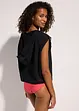 Maglia copricostume trasparente con cappuccio, bonprix