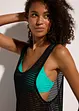 Top lungo trasparente copricostume, bonprix