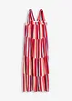 Abito a righe con spalline in viscosa strutturata, bonprix
