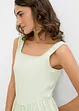 Top lungo in misto cotone elasticizzato, bonprix