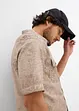 Camicia  effetto lavato a maniche corte, bonprix