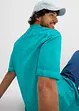 Camicia  effetto lavato a maniche corte, bonprix