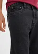 Bermuda in jeans con cinta elasticizzata ai lati, classic fit, bonprix