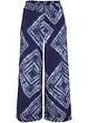 Pantaloni in jersey a palazzo con cinta smock, bonprix