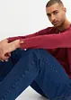 Maglia serafino a maniche lunghe (pacco da 2) in puro cotone biologico, bonprix