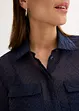 Camicetta trasparente dalla texture stropicciata, bonprix