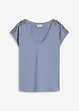 Maglia con inserti lavorati a uncinetto, bonprix