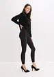 Leggings effetto jeans senza cuciture con effetto modellante forte, bonprix