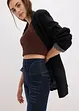 Leggings effetto jeans senza cuciture con effetto modellante forte, bonprix