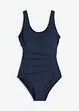 Costume intero con pieghe decorative e effetto modellante leggero, bonprix