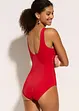 Costume intero con pieghe decorative e effetto modellante leggero, bonprix