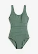 Costume intero con pieghe decorative e effetto modellante leggero, bonprix