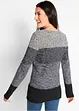 Maglione a fasce, bonprix