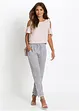 Pantaloni in misto lino, bonprix