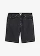 Bermuda in jeans con cinta elasticizzata ai lati, classic fit, bonprix