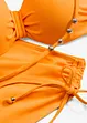 Bikini a balconcino con spalline aggiuntive da legare al collo (set 2 pezzi), bonprix