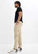 Pantaloni cargo con elastico in vita regular fit, straight, bonprix