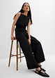 Pantaloni larghi in piquet, bonprix