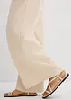 Pantaloni larghi in piquet, bonprix