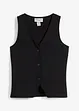 Gilet comodo in maglia punto Roma, bonprix