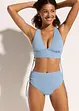 Bikini a bustier con spalline incrociate (set 2 pezzi), bonprix