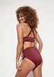 Bikini a bustier con spalline incrociate (set 2 pezzi), bonprix