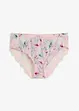 Slip alto con effetto lucido (pacco da 2), bonprix