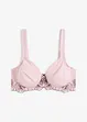 Reggiseno minimizer con ricami delicati, bonprix
