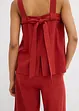 Blusa in misto viscosa con particolare annodato dietro, bonprix