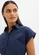 Blusa a maniche corte da annodare sul fianco, bonprix