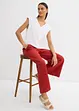 Pantaloni culotte in misto viscosa con elastico in vita, bonprix
