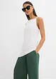 Top lungo in misto cotone elasticizzato, bonprix