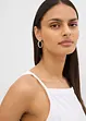 Top lungo in misto cotone elasticizzato, bonprix