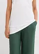 Top lungo in misto cotone elasticizzato, bonprix