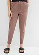 Pantaloni in jersey di misto cotone elasticizzato, bonprix