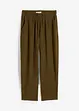 Pantaloni larghi in jersey operato, bonprix