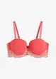 Reggiseno a balconcino con pizzo colorato, bonprix