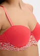 Reggiseno a balconcino con pizzo colorato, bonprix