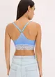 Reggiseno a bustier con pizzo delicato dai colori sfumati, bonprix