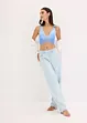 Reggiseno a bustier con pizzo delicato dai colori sfumati, bonprix