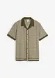 Camicia a maniche corte in misto lino, bonprix