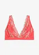 Bralette senza ferretto con pizzo colorato, bonprix