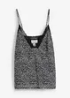 Top in mesh con spalline sottili, bonprix